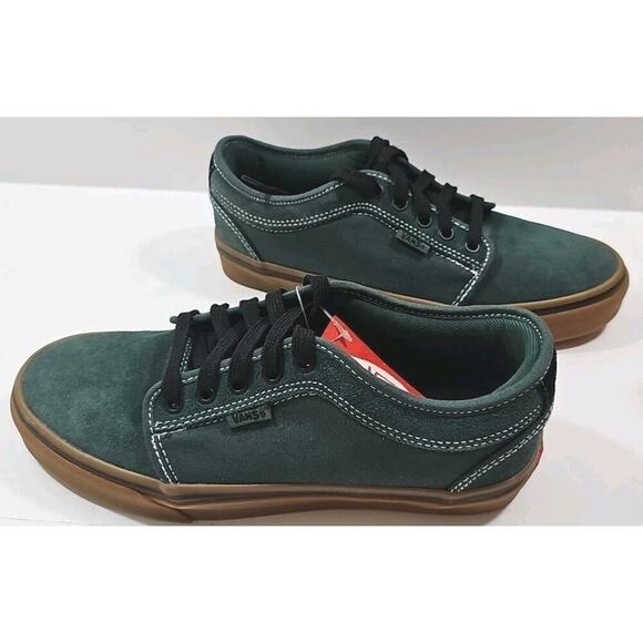 Vans ~Woman 9; Men's 7.5~Chukka Low Trekking Green/Black Suede Gum Sneaker - Picture 16 of 16